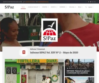 Sipaz.org(Servicio Internacional para la Paz) Screenshot