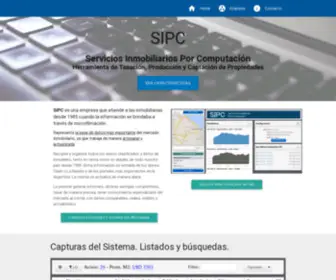 Sipc.com.ar(Servicios Inmobiliarios Por Computación) Screenshot