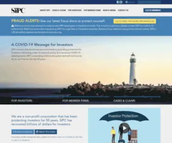 Sipc.org(Securities Investor Protection Corporation) Screenshot