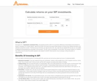 Sipcalculator.co(Sip) Screenshot