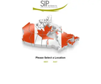 Sipdistribution.ca(SIP DIstribution Inc) Screenshot