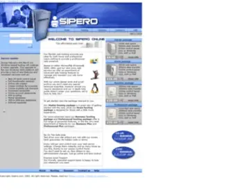 Sipero.com(Web hosting from Sipero Online) Screenshot