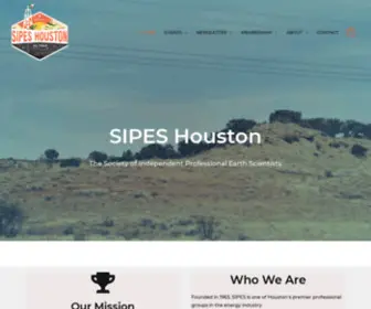 Sipeshouston.org(The Society of Independent Professional Earth Scientists) Screenshot