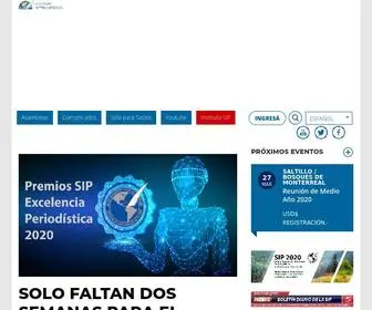 Sipiapa.org(Sociedad Interamericana de Prensa) Screenshot