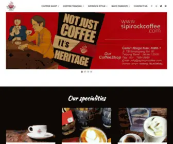 Sipirockcoffee.com(Sipirock Coffe) Screenshot