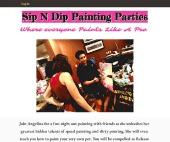 Sipndippaintingparties.com(Sip n Dip Painting Parties and Events) Screenshot