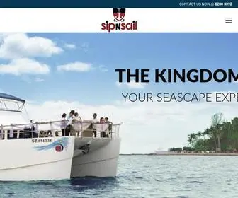 Sipnsail.com.sg(Yacht Rental In Singapore) Screenshot