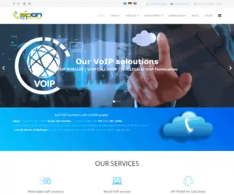 Sipon.de(Wholesales voip termination provider) Screenshot