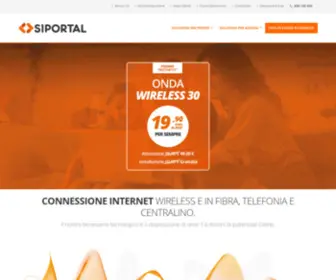 Siportal.it(Adsl, Hdsl, Telefonia, Email e Hosting) Screenshot