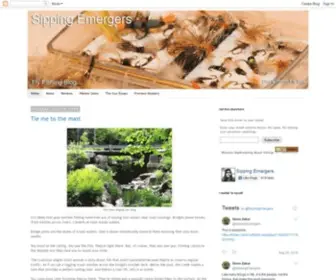 Sippingemergers.com(Fly Fishing Blog Sipping Emergers) Screenshot