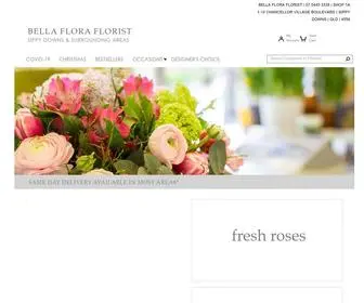 Sippydownsflorist.com.au(Bella Flora Florist) Screenshot