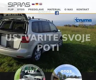 Sipras.si(FLIP Camping Box & oprema za avtodome) Screenshot