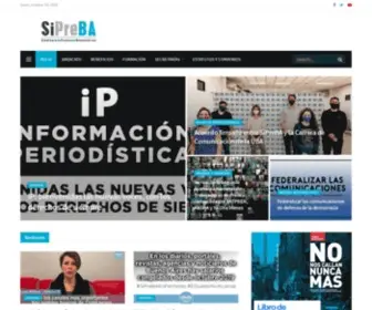 Sipreba.org(Sindicato de Prensa de Buenos Aires) Screenshot