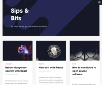 Sipsandbits.com(Sips & Bits by) Screenshot