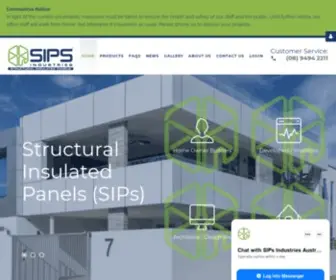 Sipsindustries.com.au(Structural Insulated Panels (SIPs)) Screenshot