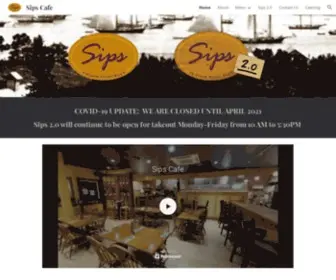 Sipsmdi.com(Sips Cafe) Screenshot