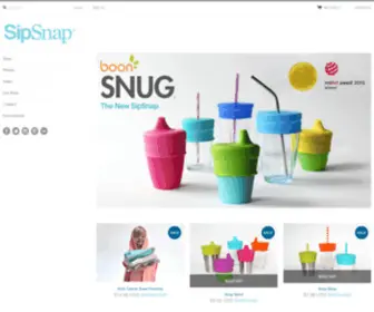 Sipsnap.com(SipSnap is a drinking lid) Screenshot
