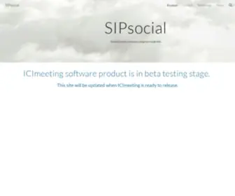 Sipsocial.net(SIPsocial) Screenshot