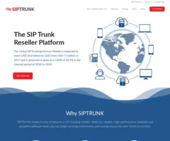 Siptrunk.com(Business SIP Trunking Service Provider) Screenshot