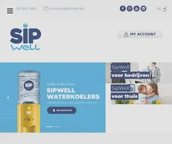 Sipwell.be(Waterkoelers voor thuis of op kantoor) Screenshot