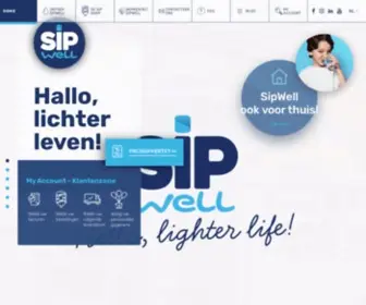 Sipwell.com(Waterkoelers voor thuis of op kantoor) Screenshot