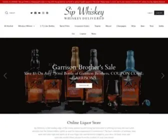 Sipwhiskey.com(It's never been easier to buy whiskey online) Screenshot