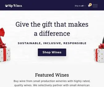 Sipwines.com(Sip Wines) Screenshot