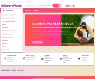 Siquierofiesta.com(Si Quiero Fiesta) Screenshot