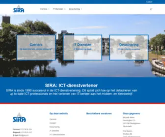 Sira.nl(ICT-Dienstverlener) Screenshot