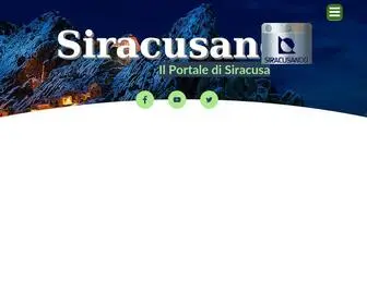 Siracusando.it(SIRACUSANDO Il Portale di Siracusa) Screenshot