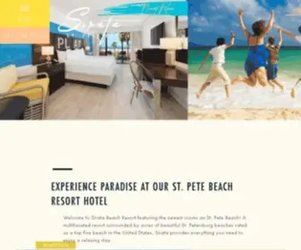 Sirata.com(Beachfront Hotels in St) Screenshot