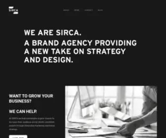 Sircadesign.com(Brand Strategy and Design) Screenshot