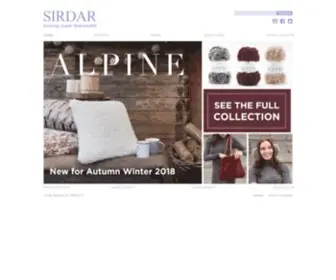 Sirdar.co.uk(Knitting and Crochet Kits) Screenshot