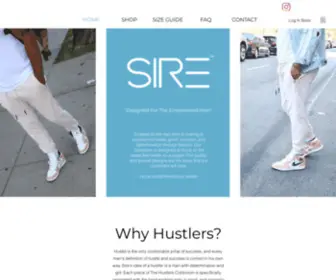 Sireclothing.com(Men's Clothing) Screenshot