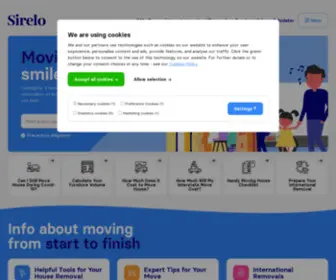 Sirelo.com.au(Your free resource for moving house) Screenshot