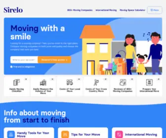 Sirelo.com(Your Moving Experts) Screenshot