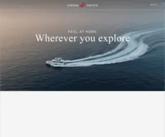 Sirenayachts.com(Sirena Yachts) Screenshot