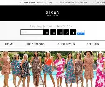 Sirenboutique.co.nz(Siren Boutique) Screenshot