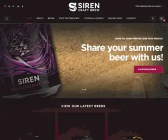 Sirencraftbrew.com(Siren Craft Brew) Screenshot