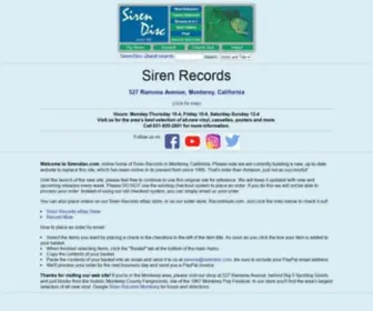 Sirendisc.com(Siren Disc Music Store) Screenshot