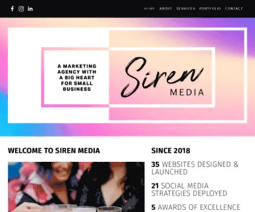 Sirenmediaokc.com(Siren Media) Screenshot