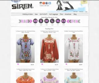 SirenSirenSiren.com(Siren Brand) Screenshot