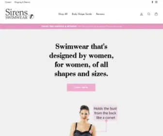 Sirensswimwear.com(Sirens Swimwear) Screenshot