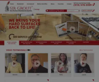 Sirgroutraleigh.com(Sir Grout Raleigh) Screenshot