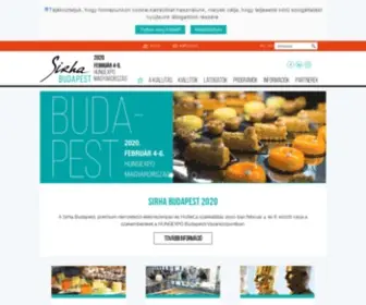 Sirha-Budapest.com(Sirha Budapest) Screenshot