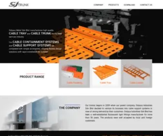 Sirijayametal.com(Cable Tray) Screenshot