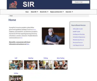 Sirinc.org(Social activities for retired men in California) Screenshot