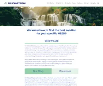 Sirindustriale.com(Resins are our Business) Screenshot