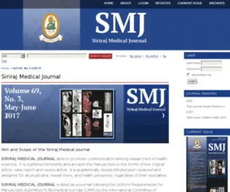 SirirajMedj.com(Siriraj Medical Journal) Screenshot