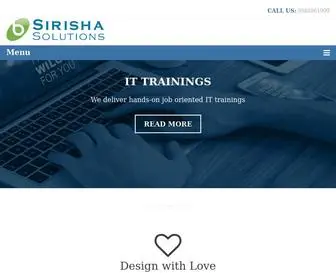 Sirisha-Solutions.com(Sirisha Solutions) Screenshot